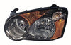 2005 Subaru Impreza Head Lamp Driver Side Without Hid Black High Quality 