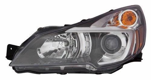 Phare avant côté conducteur pour Subaru Legacy 2013-2014 avec contour noir de haute qualité, SU2502141