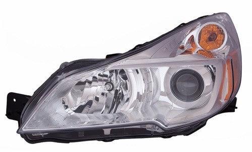 Phare avant gauche pour Subaru Outback 2013-2014 avec enjoliveur chromé, référence SU2502143C - Hunt Parts