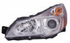 2013-2014 Subaru Outback  Head Lamp Driver Side With Chrome Bezel High Quality 