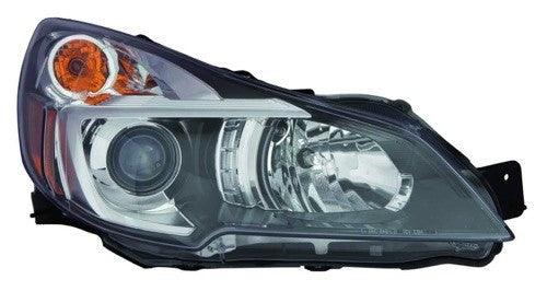 2013-2014 Subaru Legacy Head Lamp Passenger Side With Black Bezel High Quality 