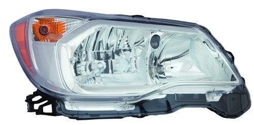 2014-2016 Subaru Forester Head Lamp Passenger Side Halogen 2.5L Chrome Bezel High Quality 