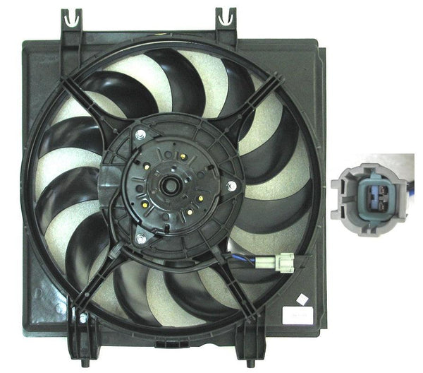 2009-2011 Subaru Forester Radiator Fan Assembly With Turbo 