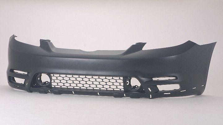 Pare-chocs avant apprêté avec trou pour aileron pour Toyota Matrix 2003-2004, modèle XR/XRS, référence TO1000237C.