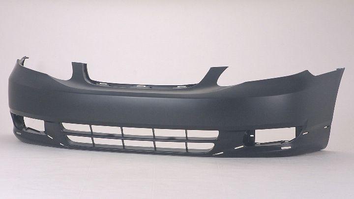 Pare-chocs avant pour Toyota Corolla Berline 2003-2004, modèle Sport apprêté, TO1000241 - Hunt Parts
