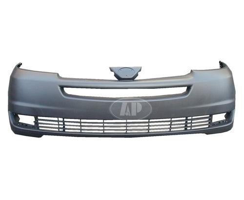 Pare-chocs avant apprêté pour Toyota Sienna 2004-2005, sans capteurs ni régulateur de vitesse adaptatif, TO1000272 - Hunt Parts