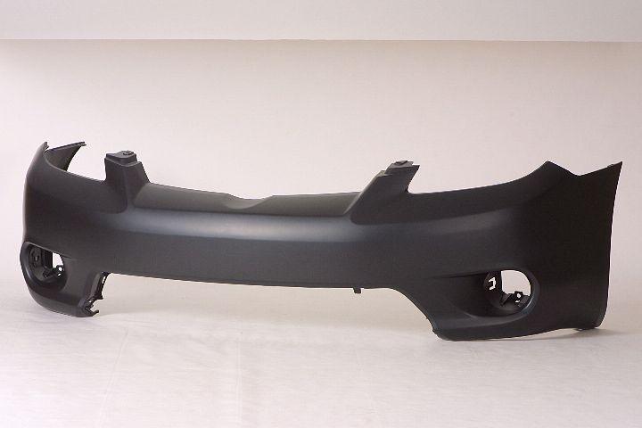 Pare-chocs avant Toyota Matrix 2005-2008 apprêté avec emplacement pour feu antibrouillard, sans emplacement pour aileron, référence TO1000294C.