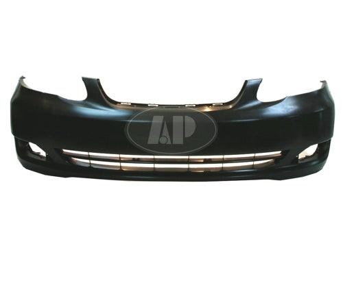 Pare-chocs avant apprêté pour Toyota Corolla Sedan 2005-2008, modèle Ce-Le Capa, TO1000297C - Hunt Parts