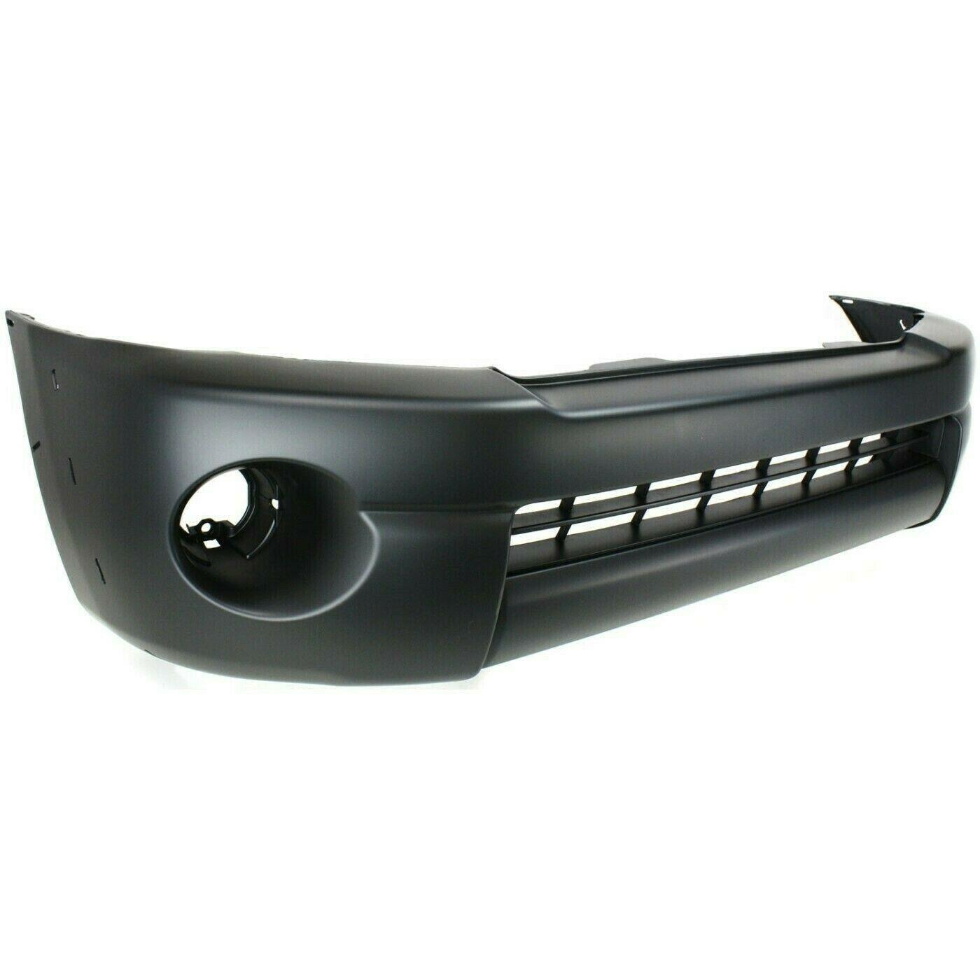 Pare-chocs avant noir texturé pour Toyota Tacoma 2005-2011, modèle Pre-Runner/4x4 à propulsion arrière, avec élargisseur d'aileron et sans becquet, TO1000302 - Hunt Parts
