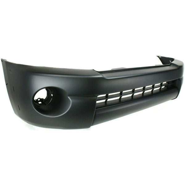 2005-2011 Toyota Tacoma  Bumper Front Black Textured Rwd Pre-Runner/4Wd Model With Flare Without Spoiler Capa