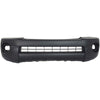 2005-2011 Toyota Tacoma  Bumper Front Fine Textured Black Base Model Without Flare Without Spoiler Capa
