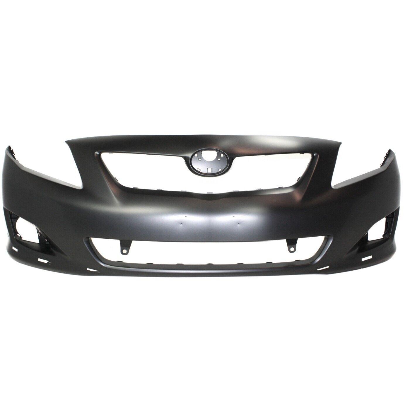 Pare-chocs avant apprêté pour Toyota Corolla berline 2009-2010, modèle S/XRS, avec cache pour aileron, TO1000342C - Hunt Parts