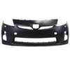 2010-2011 Toyota Prius Bumper Front Primed Without Sensor With Washer Hole With Led Headlamp Capa