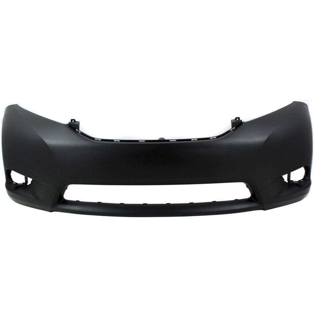 Pare-chocs avant apprêté pour Toyota Sienna 2011-2017 (sans trou pour capteur, sauf SE), TO1000369 - Hunt Parts