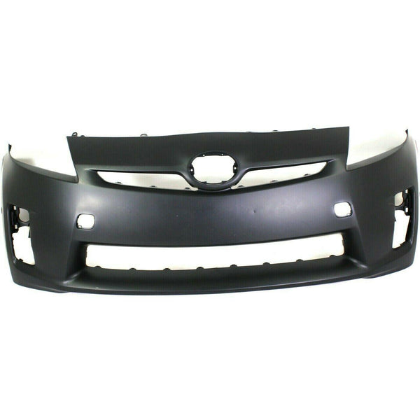 2010-2011 Toyota Prius Bumper Front Primed With Sensor Hole/Halogen H/Lamp Without Washers Capa
