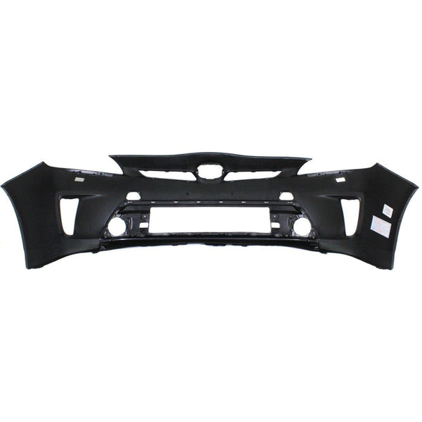 2012-2015 Toyota Prius Plug-In Bumper Front Primed With Washer Hole Capa