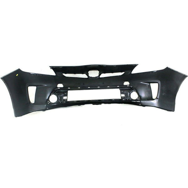 2012-2015 Toyota Prius Bumper Front Primed Without Washer Without Led Lamp Capa