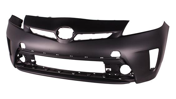 2012-2015 Toyota Prius Plug-In Bumper Front Primed Without Washer Without Led Lamp