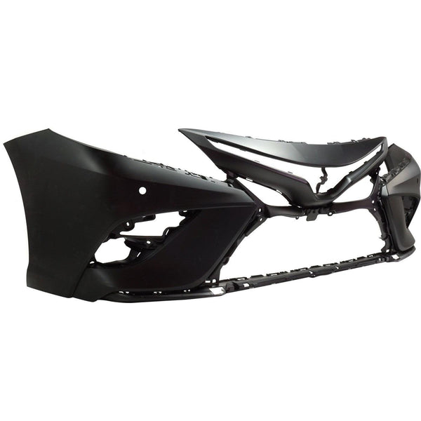 2018-2020 Toyota Camry Bumper Front Primed Xse Model With Sensor Without Around View Monitor Capa