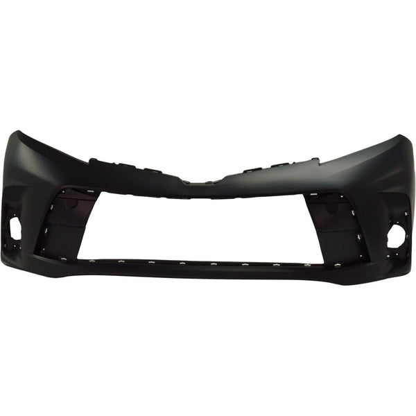 Bumper Front Toyota Sienna 2018-2020 Primed Without Sensor , To1000442U