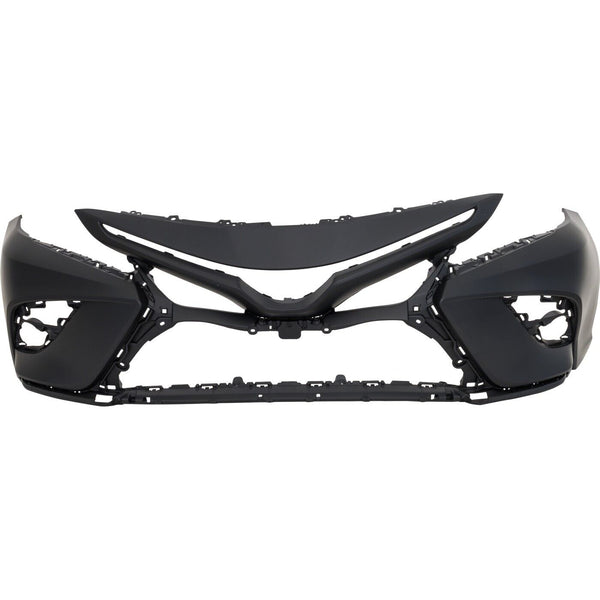 Bumper Front Toyota Camry 2020-2023 Primed Without Camera / Park Assist Sensor For Trd Models , To1000470