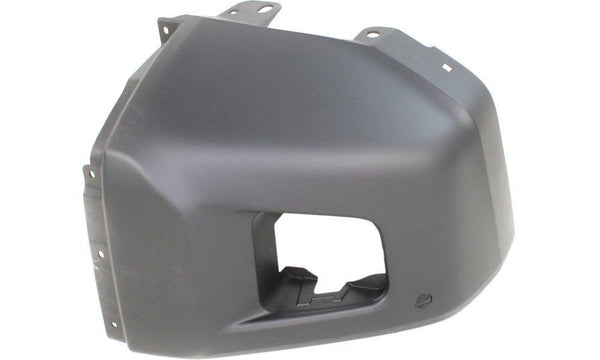 2014-2021 Toyota Tundra Bumper End Front Passenger Side Matte-Dk Gray With Sensor Hole Platinum Model Capa