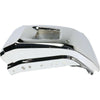 2014-2021 Toyota Tundra Bumper End Front Passenger Side With Sensor Hole Chrome Capa