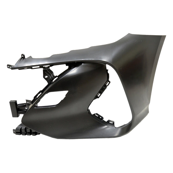 Bumper Front Driver Side Toyota Prius Prime 2017-2022 Primed Without Sensor Capa , To1016100C