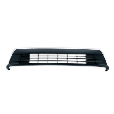 Calandre inférieure partiellement apprêtée pour Toyota Prius Plug-In 2012-2015 avec moulure chromée, sans emplacement pour antibrouillard, TO1036138