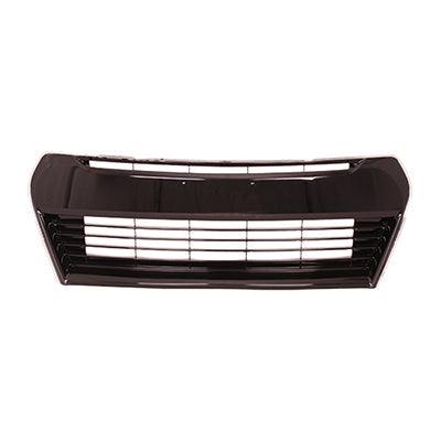 Calandre inférieure Toyota Corolla Sedan 2014-2016 peinte en noir avec moulure chromée, modèle S/Special Edition, TO1036150