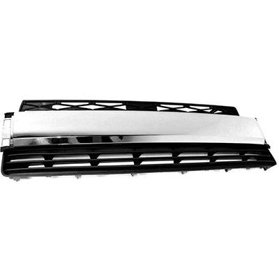 Calandre inférieure Toyota 4Runner 2014-2019 Gris foncé mat avec garniture chromée, TO1036151