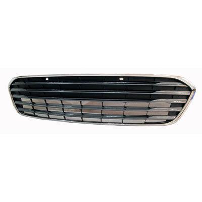 Calandre inférieure Toyota Avalon 2013-2015 peinte en gris argenté avec moulure chromée et trou pour capteur, TO1036153