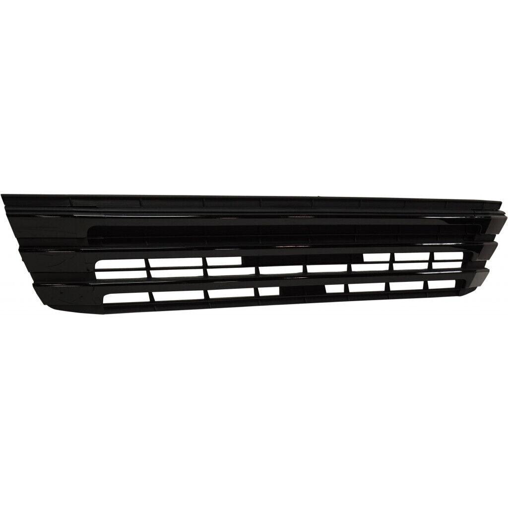 Calandre inférieure Toyota Highlander 2017-2019 Noir mat avec moulure noire, TO1036172