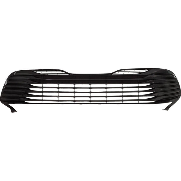 2018-2020 Toyota Camry Hybrid Grille Lower Ptd Silver Gray Without Sensor Xle