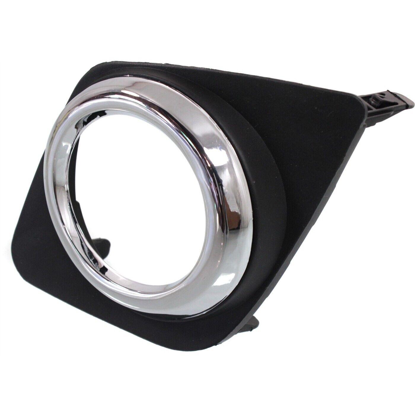 Enjoliveur de feu antibrouillard avant côté conducteur pour Toyota Rav4 2009-2012, version de base/Sport, finition mate avec anneau chromé, TO1038129