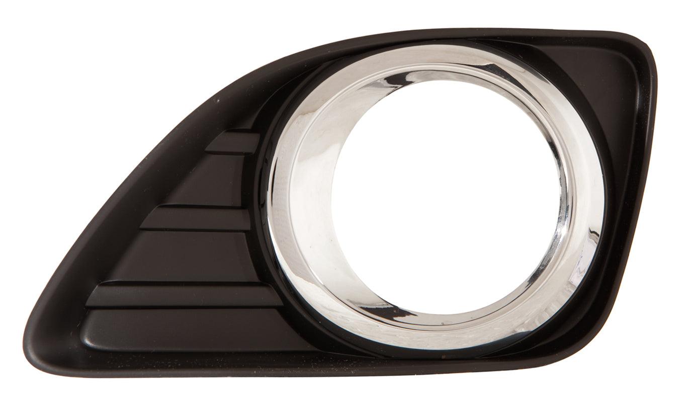 Cache antibrouillard avant côté conducteur pour Toyota Camry 2010-2011 avec trou et finition chromée, TO1038131