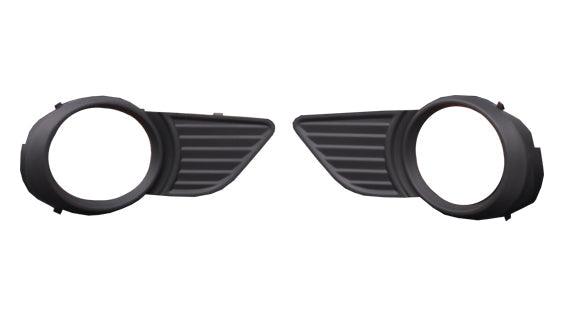 2011-2017 Toyota Sienna Fog Lamp Bezel Front Driver Side Matte-Black Exclude Se