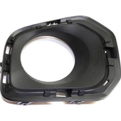 2016-2021 Toyota Tacoma  Fog Lamp Bezel Front Driver Side Textured Black With Separate Chrome Trim