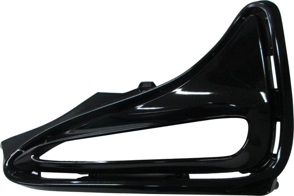 Daytime Running Lamp Bezel Front Driver Side Toyota Corolla Sedan 2017-2019 Black With Drl Ce/L/Le/Le-Eco/Xle , To1038202U