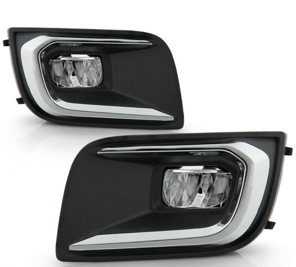 2018-2020 Toyota Sequoia Fog Lamp Bezel Front Driver Side Textured Black With Gray Moulding