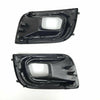 2018-2020 Toyota Sequoia Fog Lamp Bezel Front Driver Side Textured Black With Chrome Moulding