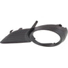 2011-2017 Toyota Sienna Fog Lamp Bezel Front Passenger Side Matte-Black Exclude Se