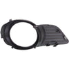 2011-2017 Toyota Sienna Fog Lamp Bezel Front Passenger Side Matte-Black Exclude Se