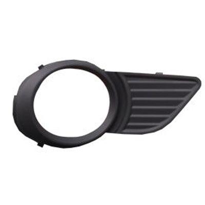 2011-2017 Toyota Sienna Fog Lamp Bezel Front Passenger Side Matte-Black Exclude Se
