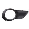 2011-2017 Toyota Sienna Fog Lamp Bezel Front Passenger Side Matte-Black Exclude Se