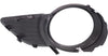2011-2017 Toyota Sienna Fog Lamp Bezel Front Passenger Side Matte-Black With Chrome Mld Exclude Se