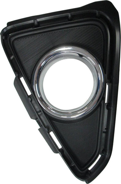 2016-2018 Toyota Rav4 Fog Lamp Bezel Front Passenger Side Texture/Chrome Xle/Ltd/Hybrid Model