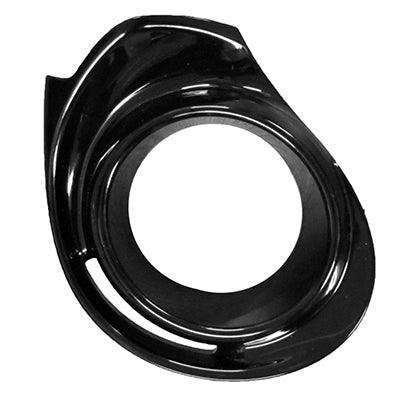 Enjoliveur de feu antibrouillard avant côté passager pour Toyota Prius C 2015-2016, noir lisse, TO1039194