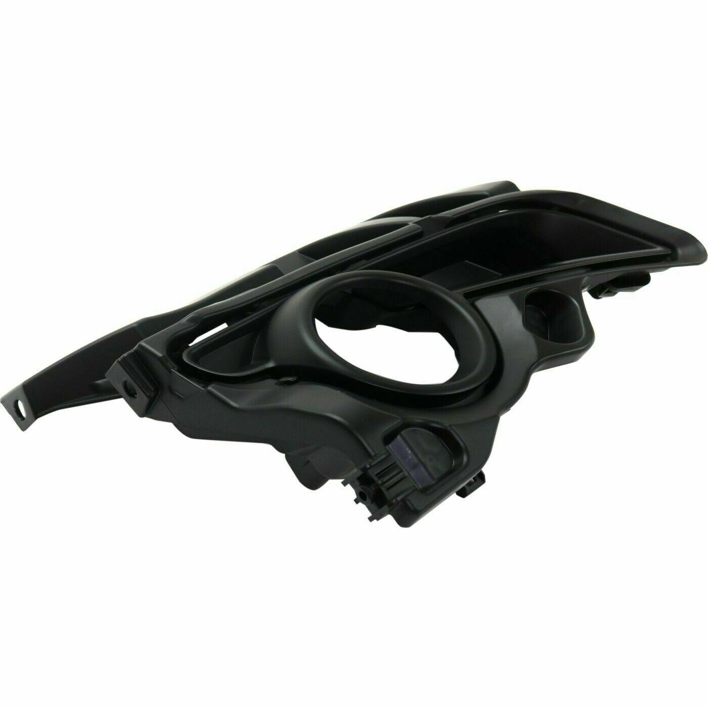 Enjoliveur de feu antibrouillard avant côté passager pour Toyota Highlander Hybrid 2017-2019, noir texturé, TO1039200