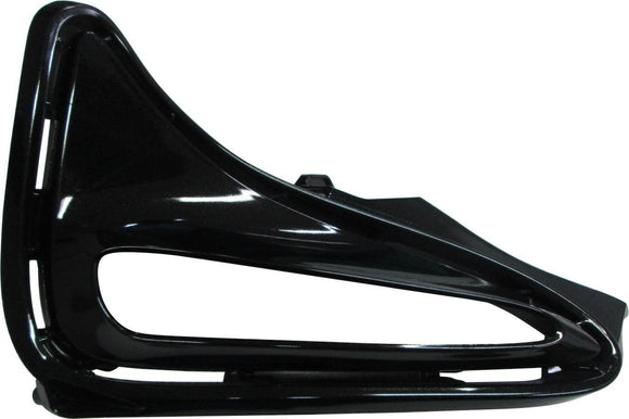 2017-2019 Toyota Corolla Sedan Daytime Running Lamp Bezel Front Passenger Side Black With Drl Ce/L/Le/Le-Eco/Xle